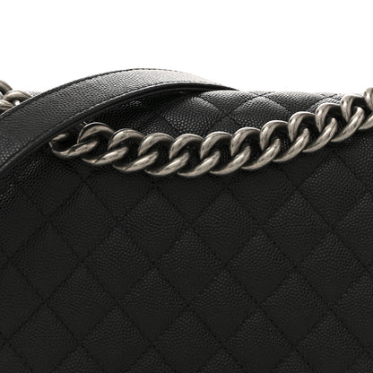 Chanel Caviar Quilted Medium Boy Flap Black 8 of 12