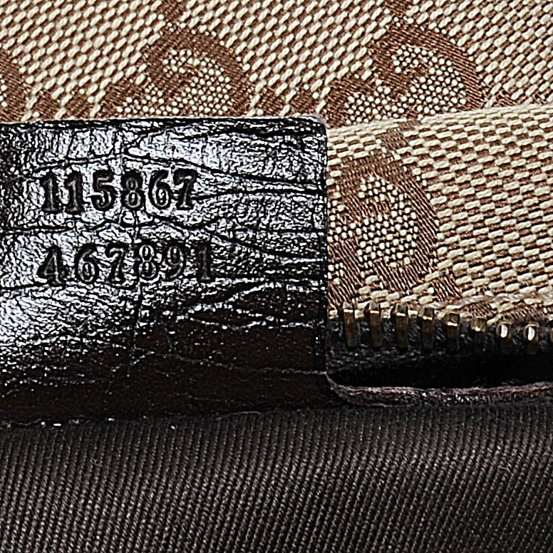 Monogram Medium Horsebit Chain Hobo Ebony