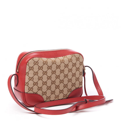 Gucci Monogram Mini Bree Messenger Bag Red 2 of 8