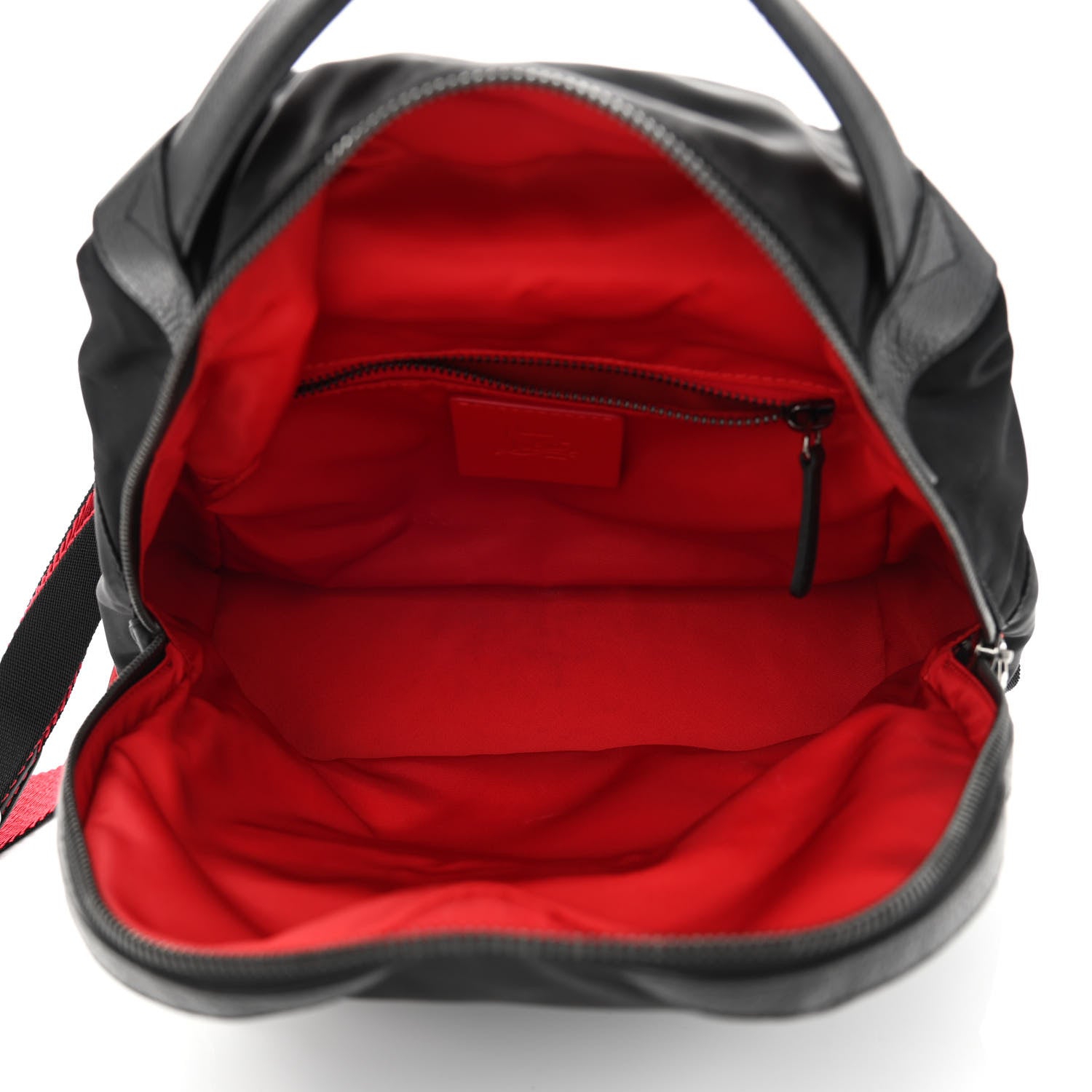 Christian Louboutin Nylon Calfskin Small Backloubi Backpack Black 5 of 9