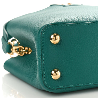 Louis Vuitton Taurillon Capucines BB Emerald 7 of 8