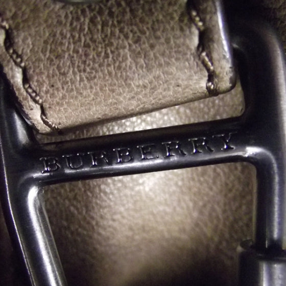 Burberry Leather Elmgate Packable Tote Nutmeg 10 of 10