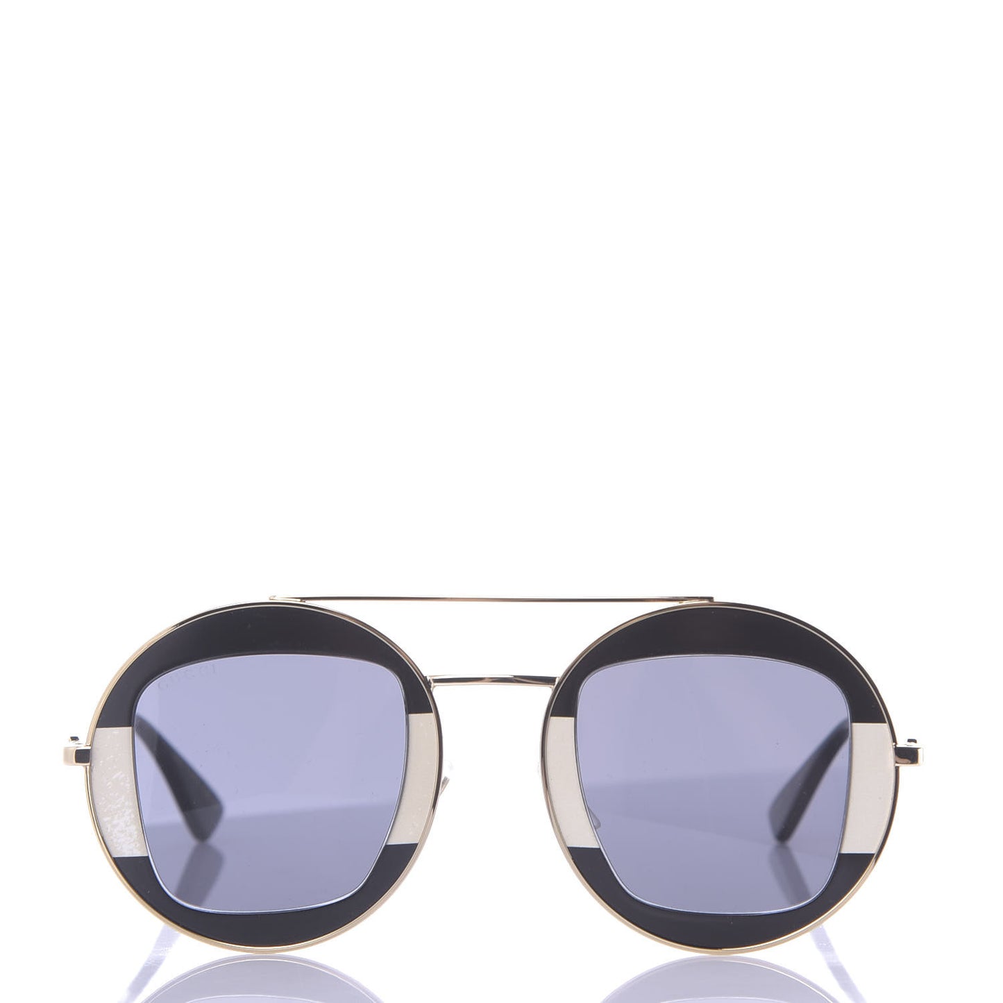 Round Frame Sylvie Web Sunglasses GG0105S Black