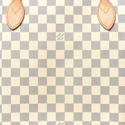 Louis Vuitton Damier Azur Neo Neverfull MM Rose Ballerine 8 of 13