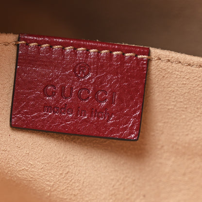 Gucci Piuma Lux Energy Medium Re(Belle) Convertible Bucket Bag Hibiscus Red 6 of 11