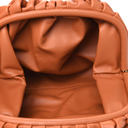 Bottega Veneta Smooth Butter Calf The Pouch Oversized Clutch Clay 4 of 5