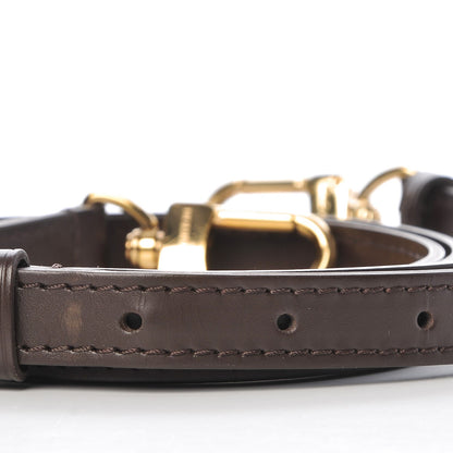 Louis Vuitton Calfskin 16mm Adjustable Shoulder Strap Brown 4 of 5