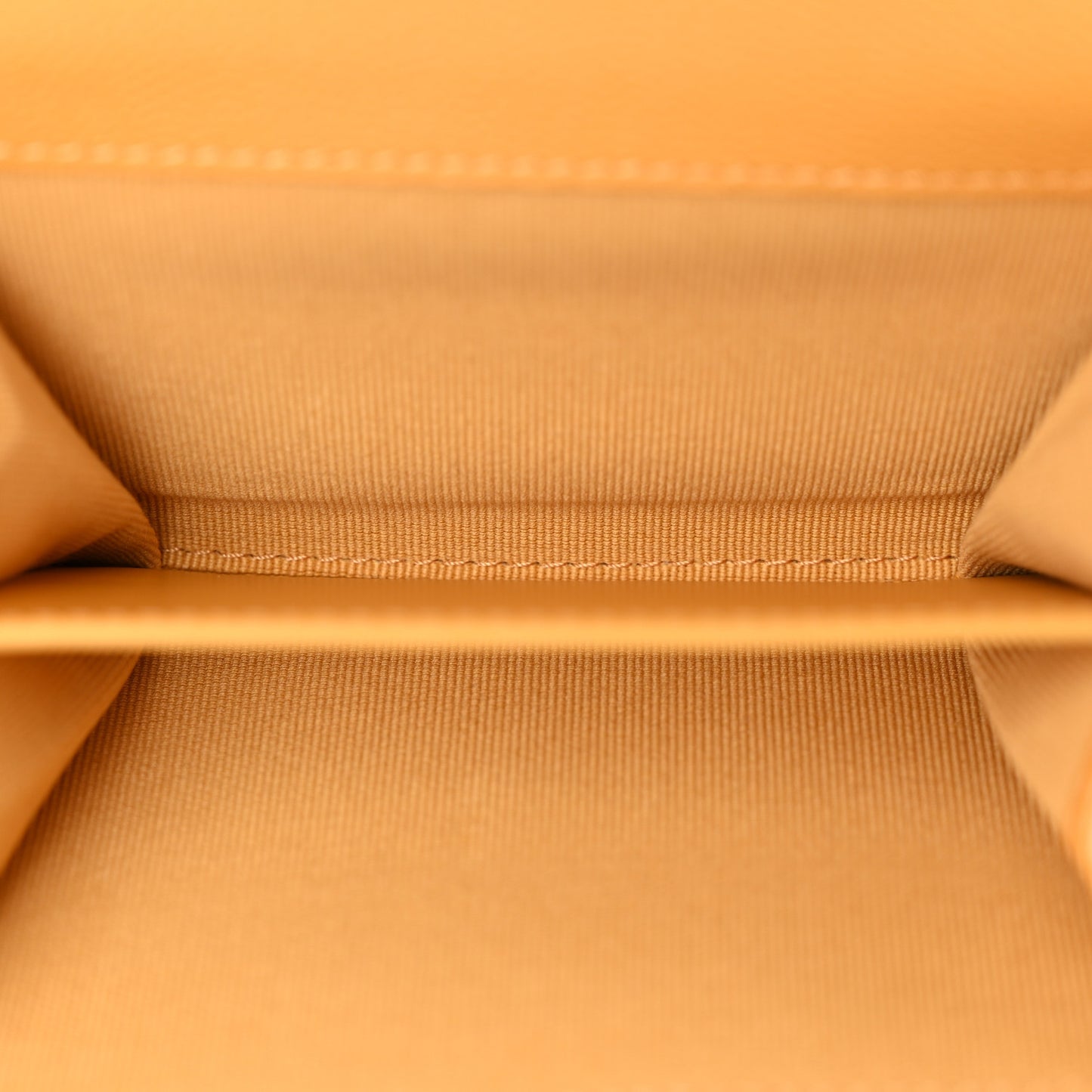 Caviar Quilted Flap Card Holder Wallet Yellow