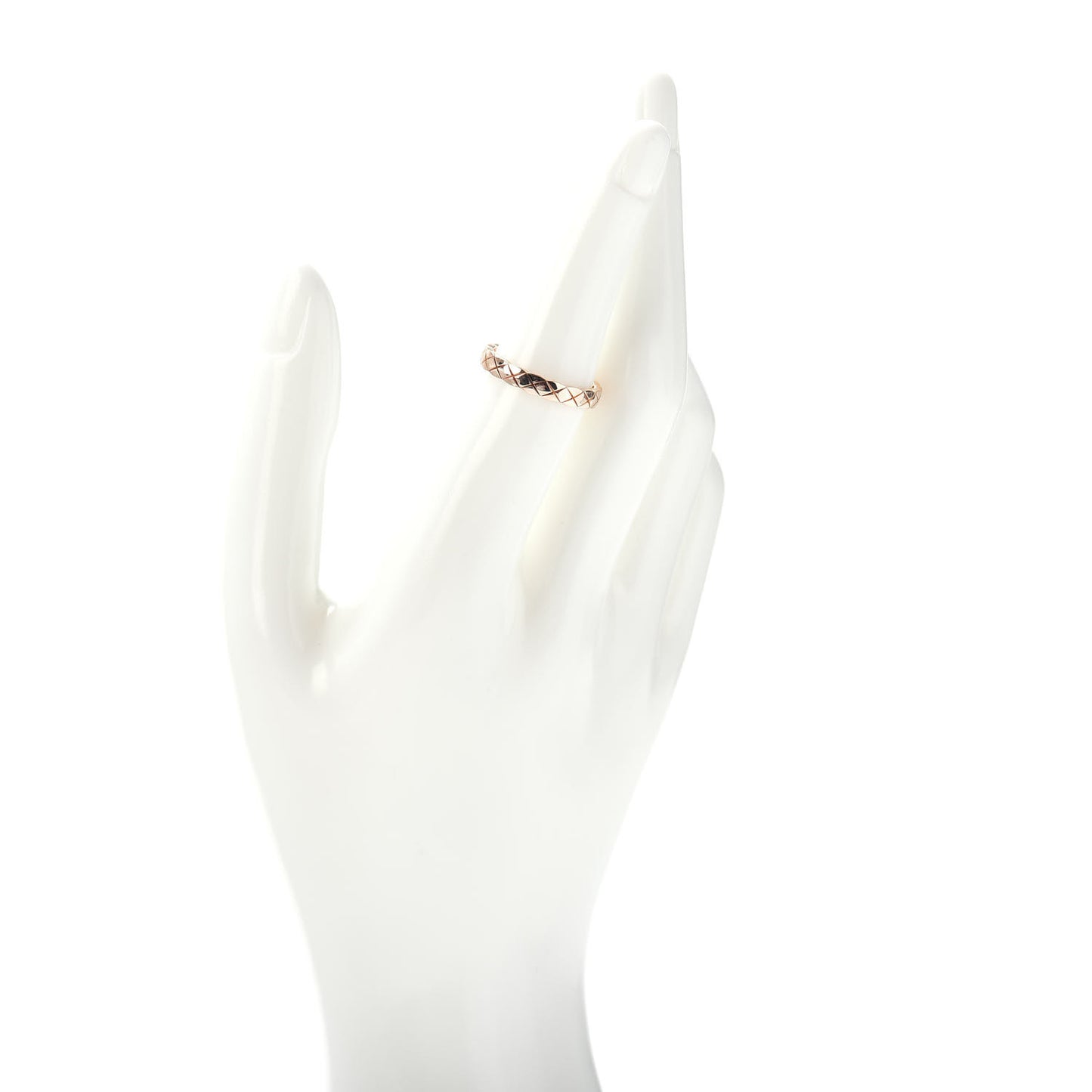 18K Beige Gold Mini Coco Crush Ring 53 6.25