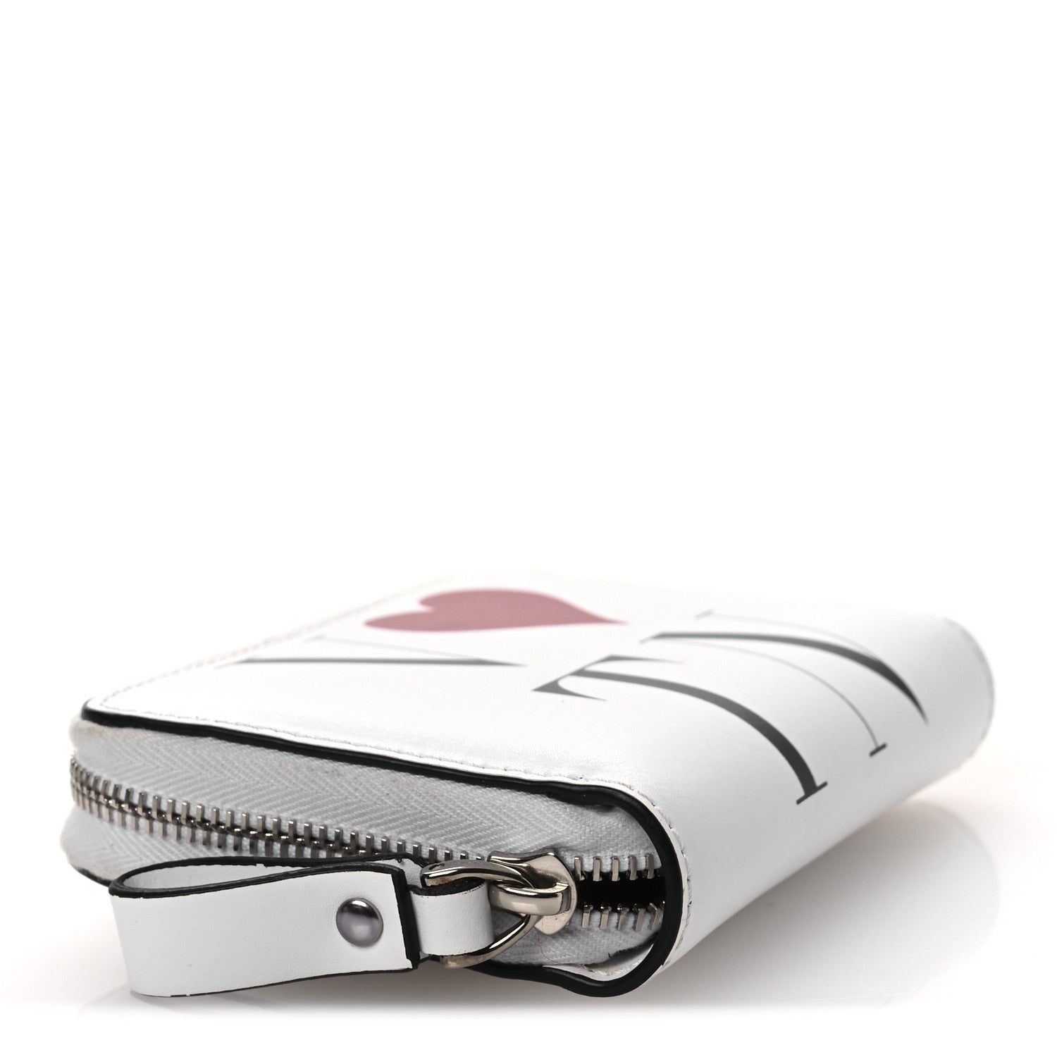 Valentino Garavani Calfskin VLTN Print Wallet Crossbody Bag White 4 of 10