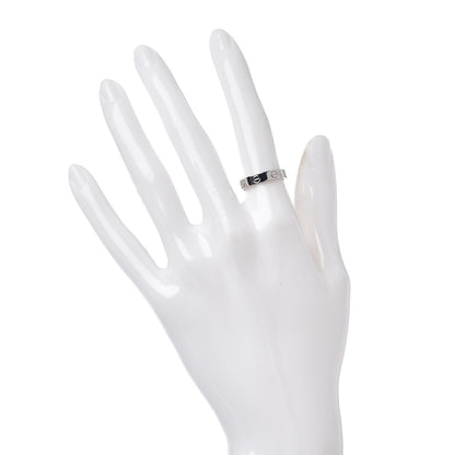 Cartier 18K White Gold 3.5mm LOVE Wedding Band Ring 50 5.25 2 of 4