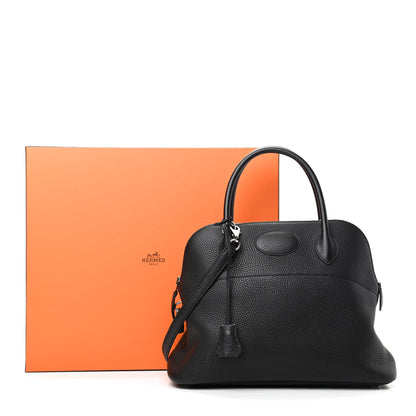 Hermes Taurillon Clemence Bolide 31 Black 10 of 13