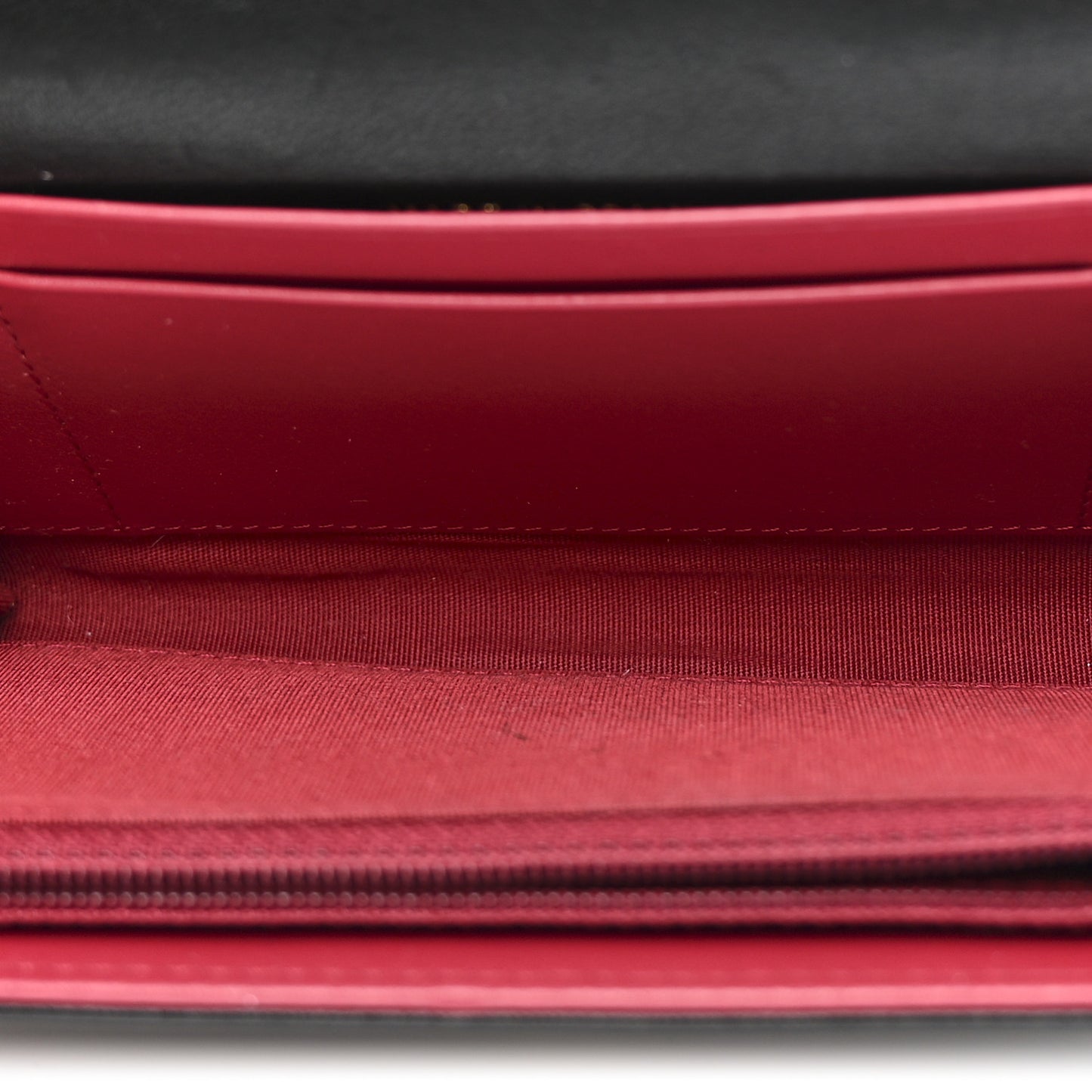 Lambskin Quilted Chanel 19 Flap Wallet Black
