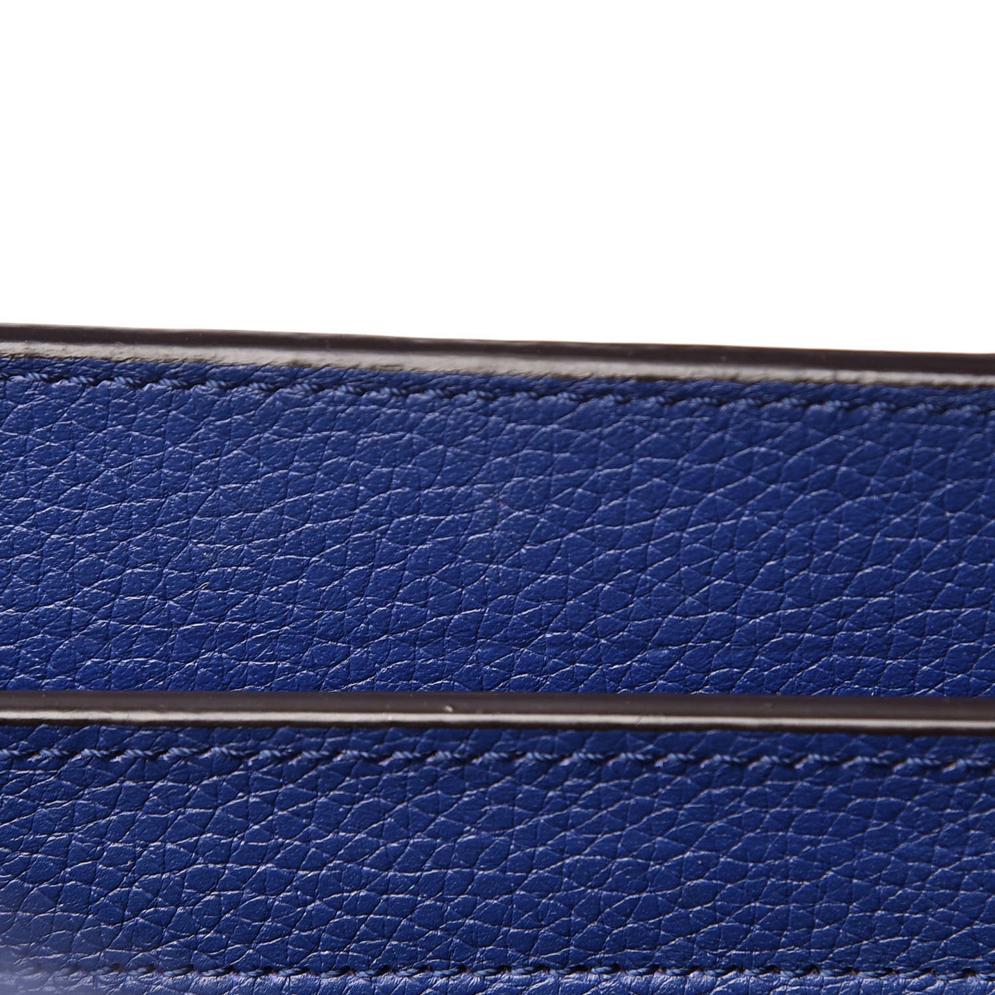 Drummed Calfskin Micro Luggage Indigo