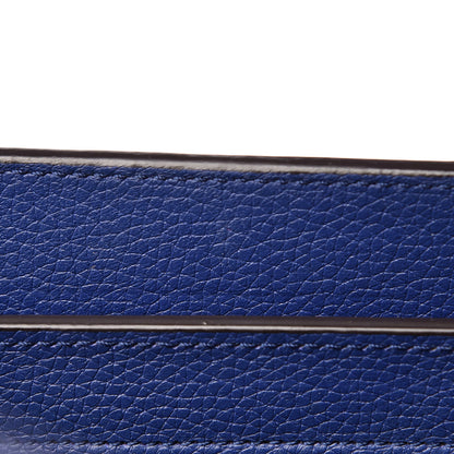 Celine Drummed Calfskin Micro Luggage Indigo 11 of 13