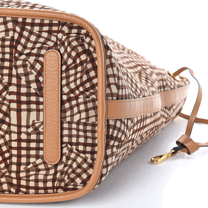 MCM Visetos Large Liz Reversible Shopper Tote Cognac 17 of 17