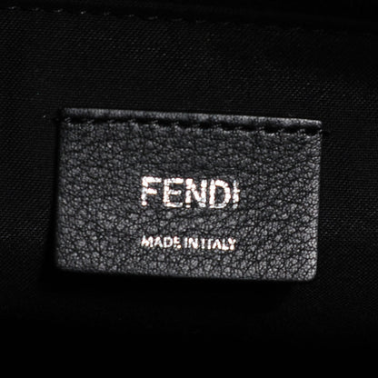 Fendi Vitello Dolce Croc Tail Large By The Way Boston Bag Verde Prato Black 7 of 10