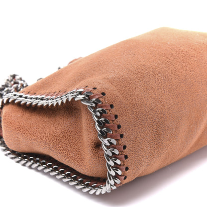 Stella McCartney Shaggy Deer Tiny Falabella Fold Over Cognac 7 of 9