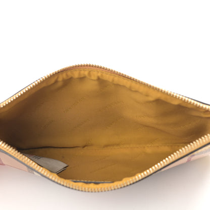 Burberry Haymarket Check Small Peyton Crossbody Clutch Bag Yellow 5 of 12