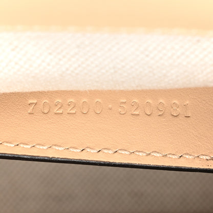 Gucci Calfskin GG Matelasse Small Slim Chain Shoulder Bag Naturale 8 of 12