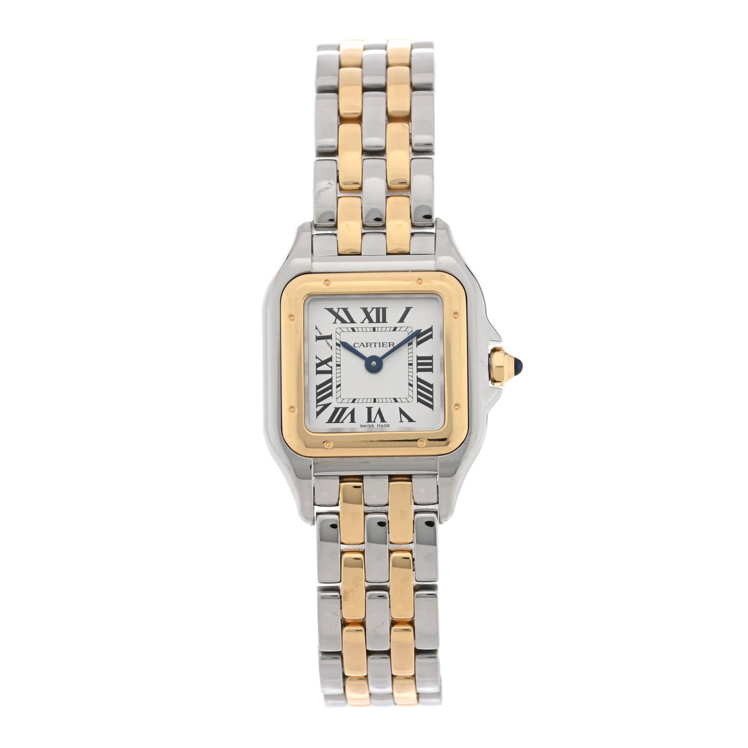 Cartier Stainless Steel 18K Yellow Gold 22mm Panthere Quartz Watch 1 of 5