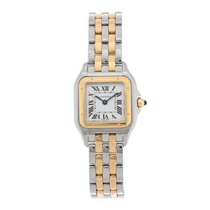 Cartier Stainless Steel 18K Yellow Gold 22mm Panthere Quartz Watch 1 of 5
