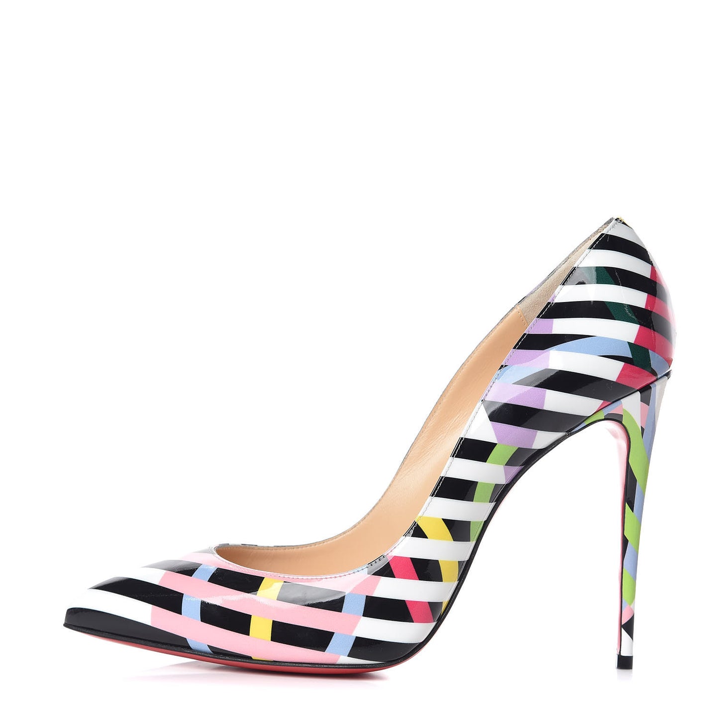 Patent Cinestripes Pigalle Follies 100 Pumps 41 Multi
