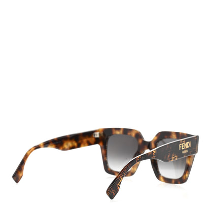 Fendi Acetate Fendi Square Sunglasses FE40101 Havana Black 4 of 8