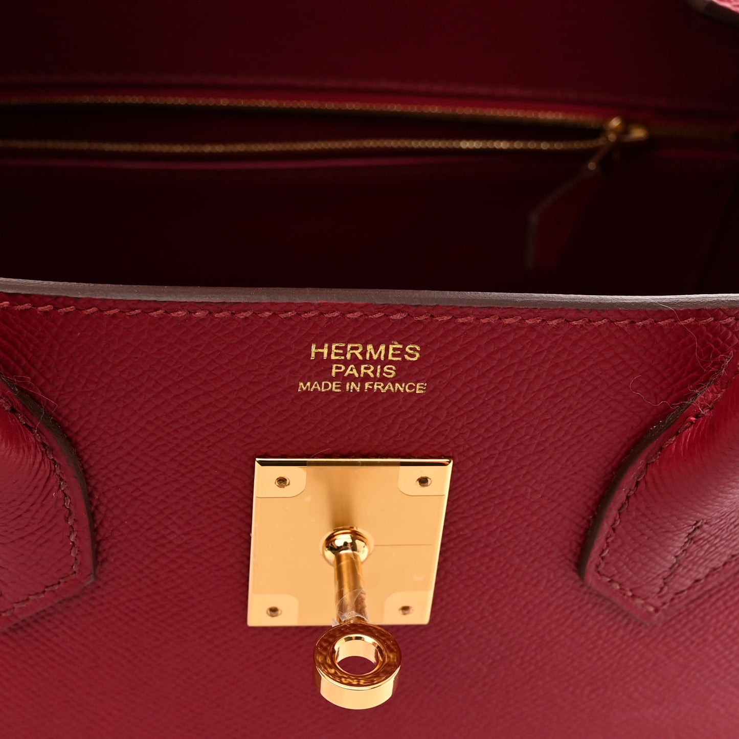 Madame Calfskin Birkin Sellier 30 Rouge Grenat