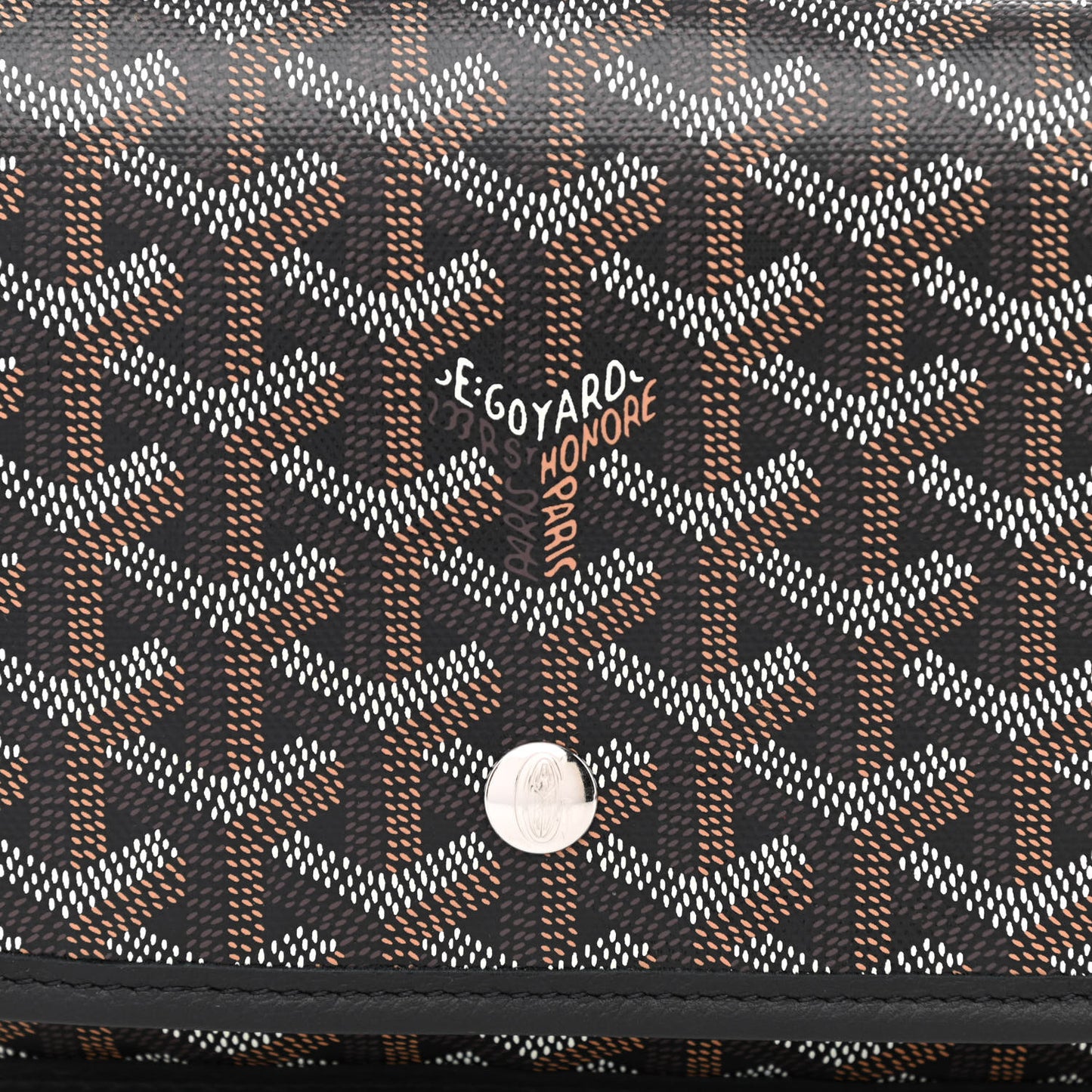 Goyardine Plumet Wallet Clutch Black