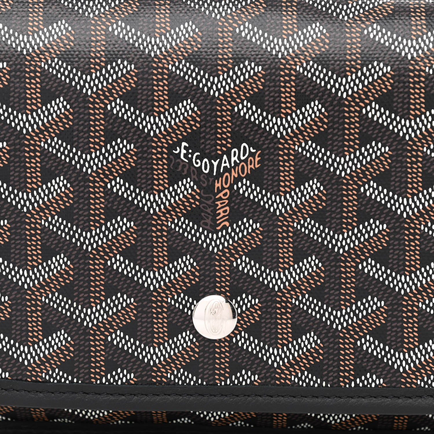 Goyard Goyardine Plumet Wallet Clutch Black 10 of 12
