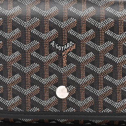 Goyard Goyardine Plumet Wallet Clutch Black 10 of 12