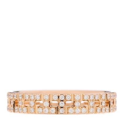 Tiffany 18K Rose Gold Diamond Narrow T True Band Ring 49 5 6 of 6