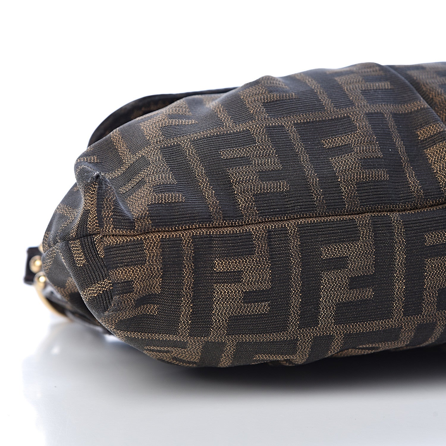 Fendi Zucca Small Chef Shoulder Bag Tobacco 9 of 10