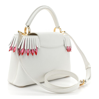 Louis Vuitton Hanami Taurillon Capucines BB White Multicolor 3 of 14