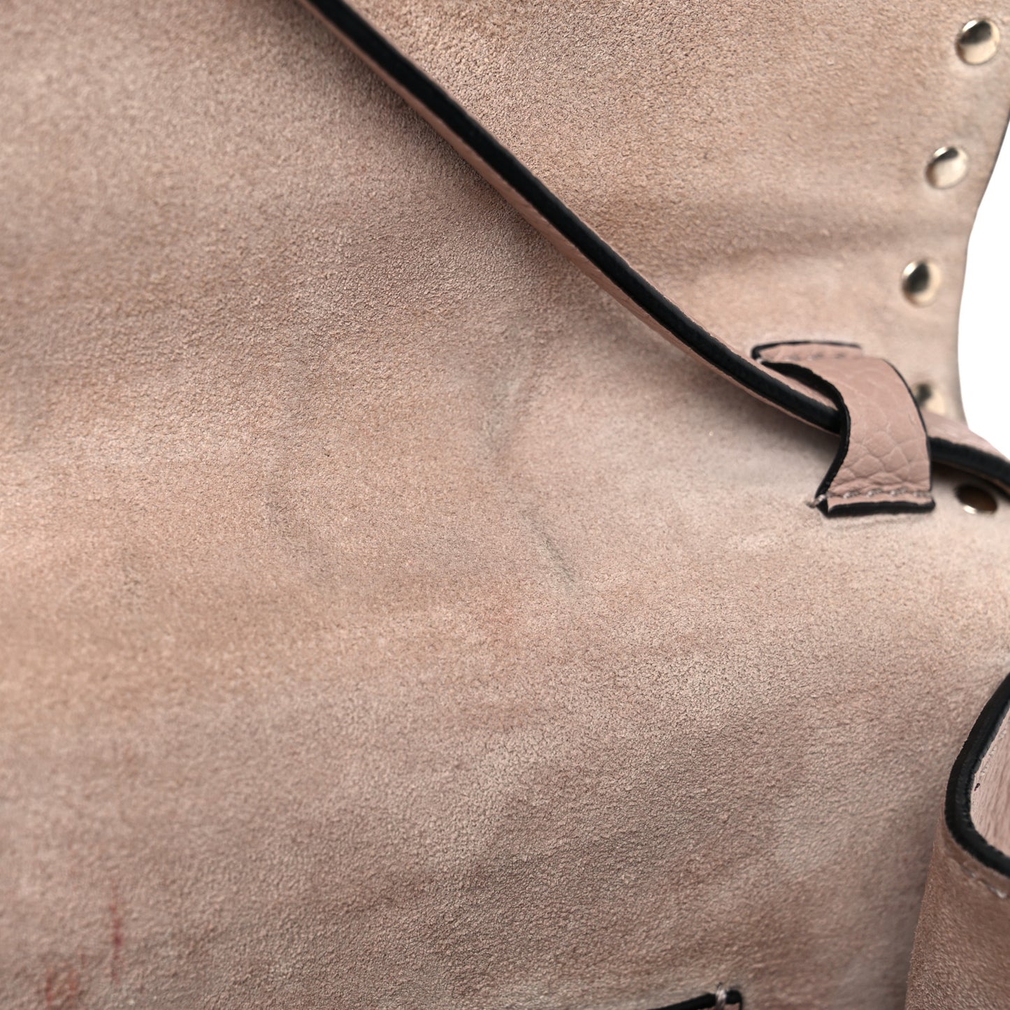 Pebbled Calfskin Medium Rockstud Flip Lock Crossbody Bag Poudre