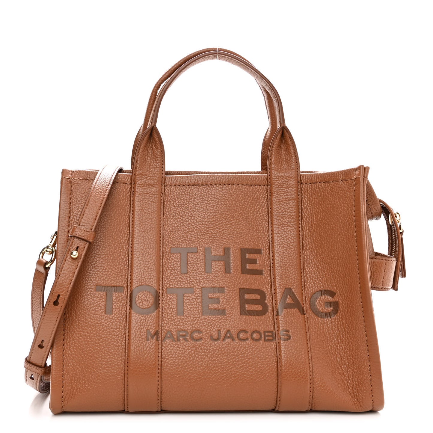 Grained Calfskin Medium The Tote Bag Argan Oil