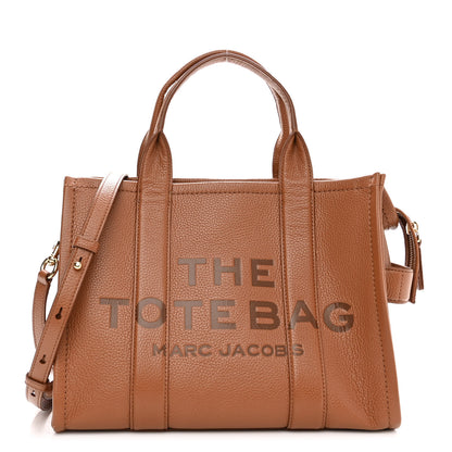 Marc Jacobs Grained Calfskin Medium The Tote Bag Argan Oil 1 of 10