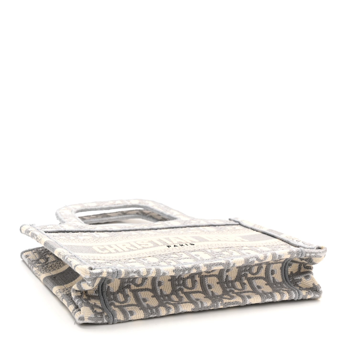 Oblique Mini Book Tote Grey Multicolor