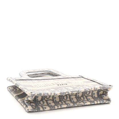 Christian Dior Oblique Mini Book Tote Grey Multicolor 4 of 10