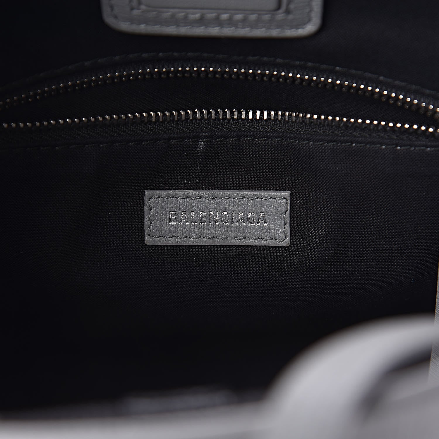 Balenciaga Calfskin Logo XXS Shopping Tote Gris Fossile 6 of 12