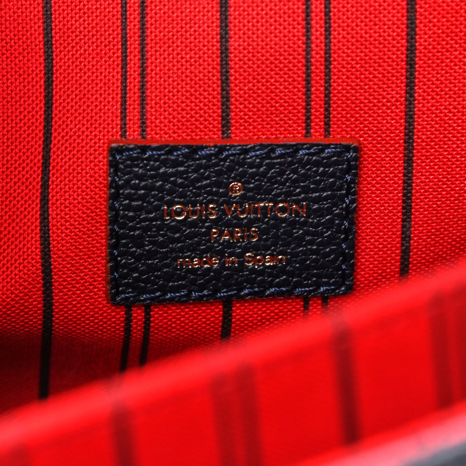 Louis Vuitton Empreinte Pochette Metis Marine Rouge 6 of 12