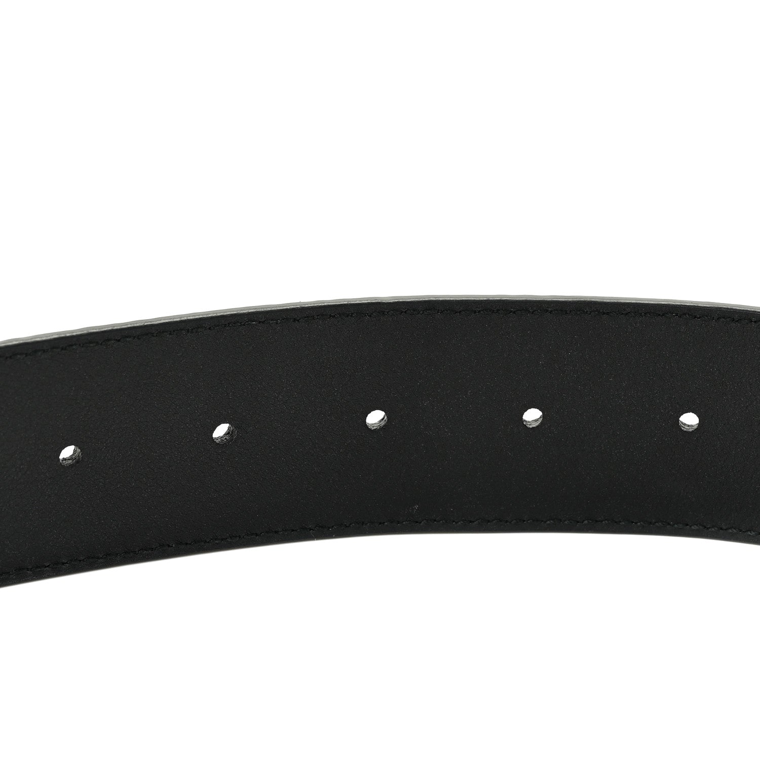 Gucci Guccissima Signature Interlocking G 40mm Belt 85 34 Black 4 of 6