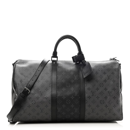 Louis Vuitton Reverse Monogram Eclipse Keepall Bandouliere 50 1 of 9