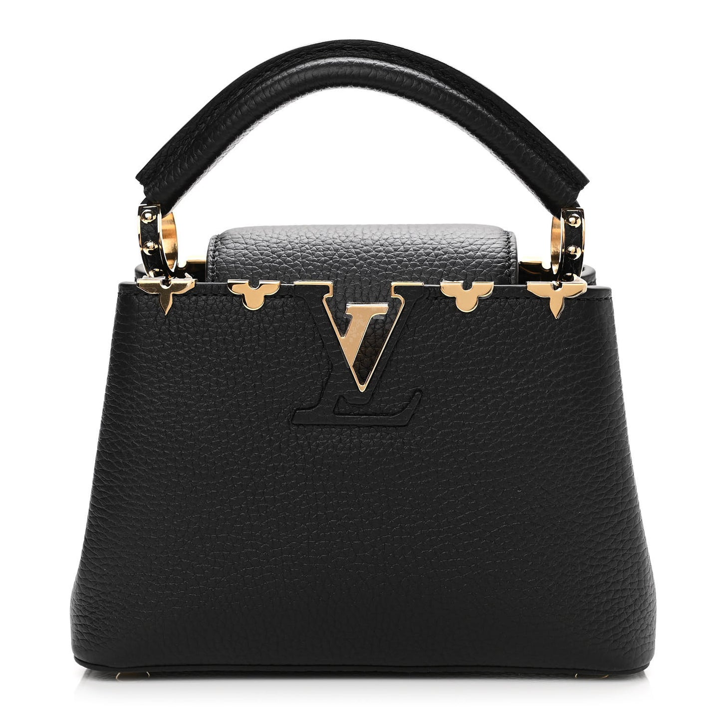 Taurillon Embellished Flower Crown Capucines Mini Black