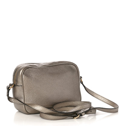 Gucci Metallic Cellarius Calfskin Small Soho Disco Bag Sasso 3 of 19
