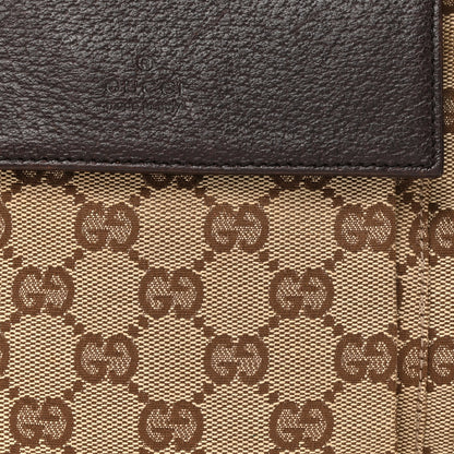 Gucci GG Monogram Double Pocket Belt Bag Dark Brown 8 of 12