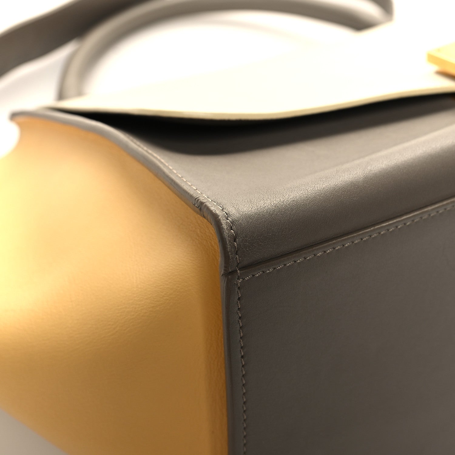 Celine Smooth Calfskin Medium Tri-Color Trapeze Butter 8 of 13