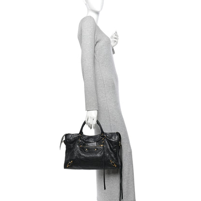 Balenciaga Agneau Classic Gold Hardware City Black 2 of 11