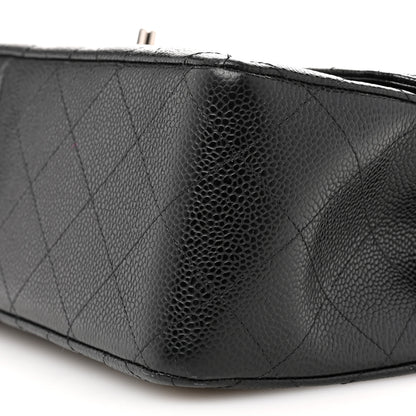 Chanel Caviar Quilted Jumbo Double Flap Black 10 of 12